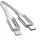 UGREEN TYPE-C TO LIGHTNING 3A  70525 PD MFİ SERTİFİKALI ÖRGÜLÜ HIZLI ŞARJ KABLOSU 2 METRE GÜMÜŞ 