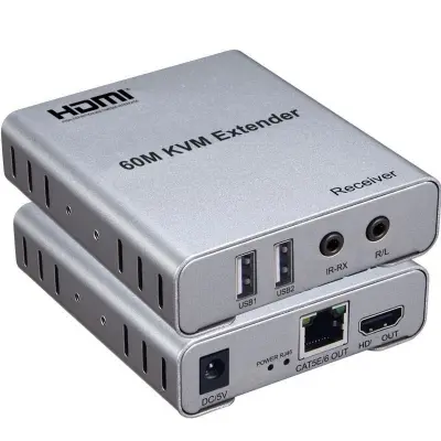 SENSEI HDTV-EXTENTION 60 METRE 1080P CAT6 KVM EXTENDER (HDMI-USB-IR-AUDIO)