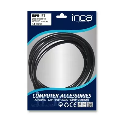 INCA IDPH-18T DISPLAY PORT TO HDMI 1,8MT 