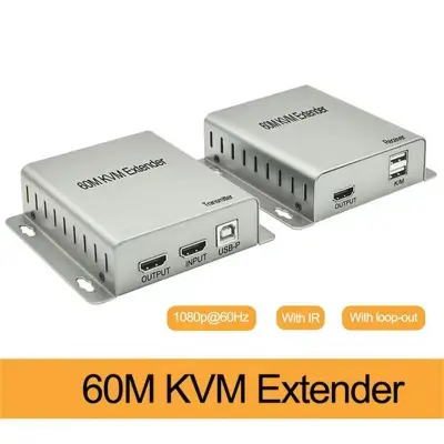 SENSEI HD-61 HDMI 60M KVM EXTENDER CAT5E/CAT6 2XUSB+IR 1080P 60HZ   