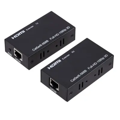 SENSEI HD-60 EXPANSION HDTV EXTENDER HDTV60M 1080P CAT5/CAT6 60MT HDMI  