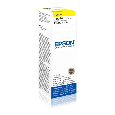 EPSON C13T66444A T6644 YELLOW MÜREKKEP (L110-L200-L550-L355)