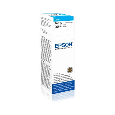 EPSON T6642 CYAN MÜREKKEP (L110-L200-L550-L355)  