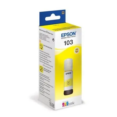 EPSON C13T00S44A 103 ECOTANK YELLOW INK BOTTLE 