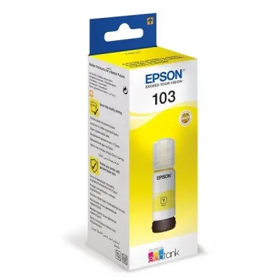 EPSON C13T00S44A 103 ECOTANK YELLOW INK BOTTLE 