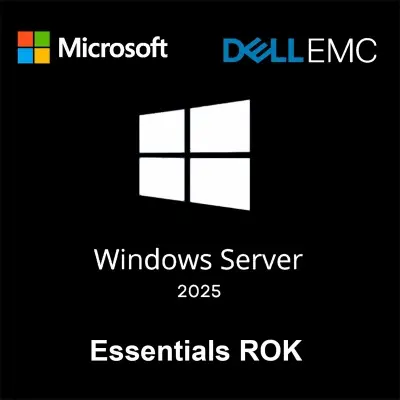 DELL WINDOWS SERVER 2025 ESSENTIAL W2K25ESN-ROK 634-CVDT (25 CAL)  